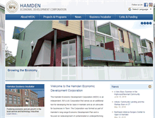 Tablet Screenshot of hamdeneconomicdevelopment.org